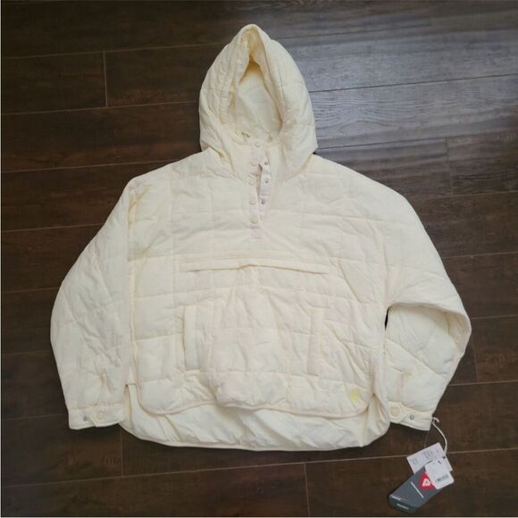FREE PEOPLE MOVEMENT NWT Pippa Packable Puffer Jacket - Soft Sun - Picture 3 of 9